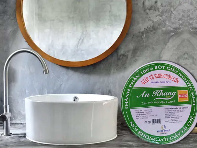 Giấy vệ sinh dùng trong khách sạn